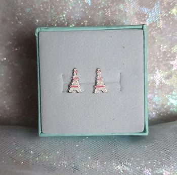 Boucles d'oreilles tour eiffel