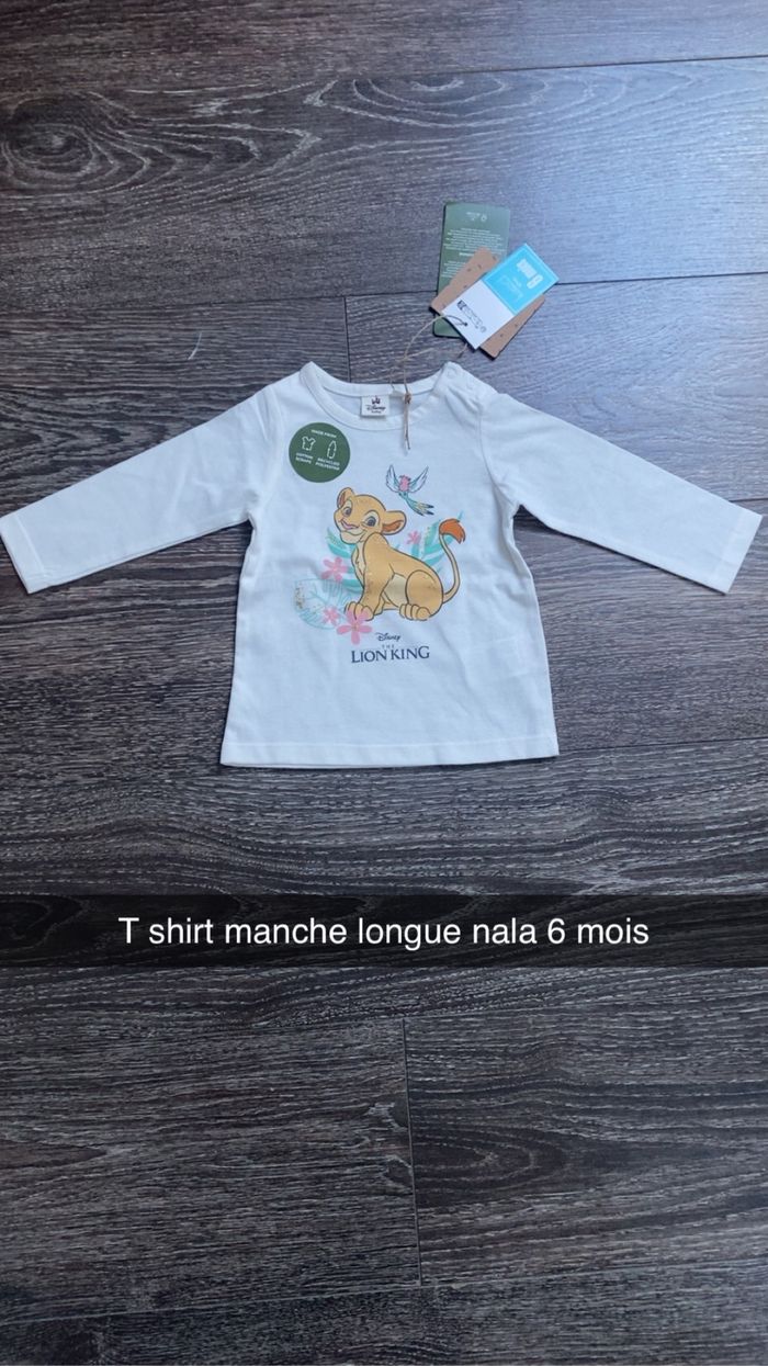 T shirt manche longue nala 6 mois