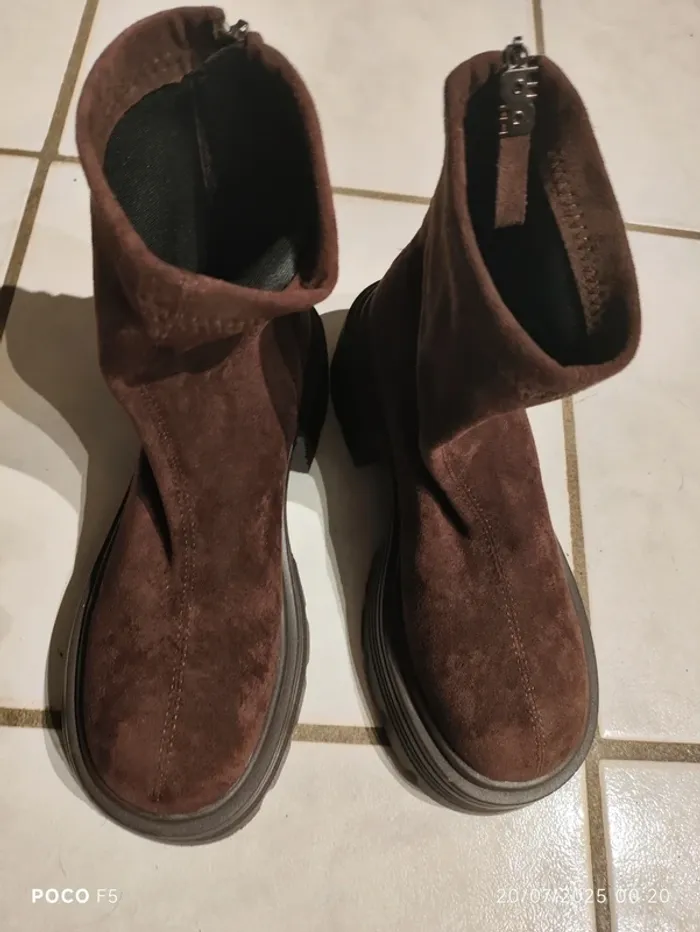 Botte marron taille 39 - photo numéro 2