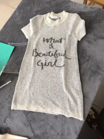 Robe en laine little girls 10 ans