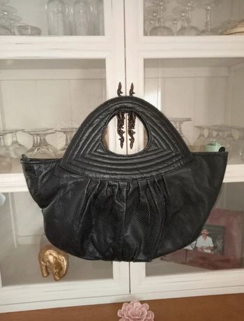 Sac à main by Diesel original en cuir véritable noir en excellent etat
