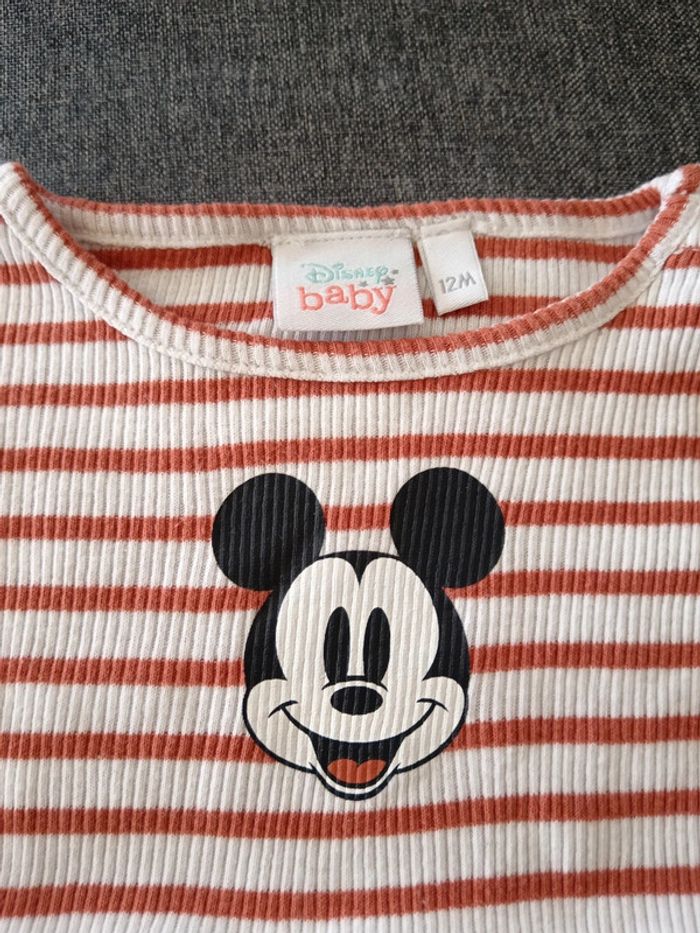 Lot t-shirt disney baby mickey et simba - photo numéro 3