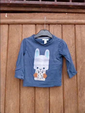 Tee-shirt manche longue 18 mois garçon obaibi