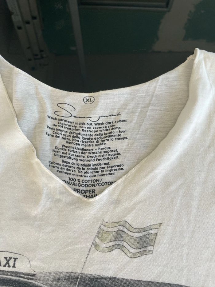 Joli T-shirt, blanc, taille XL - photo numéro 4