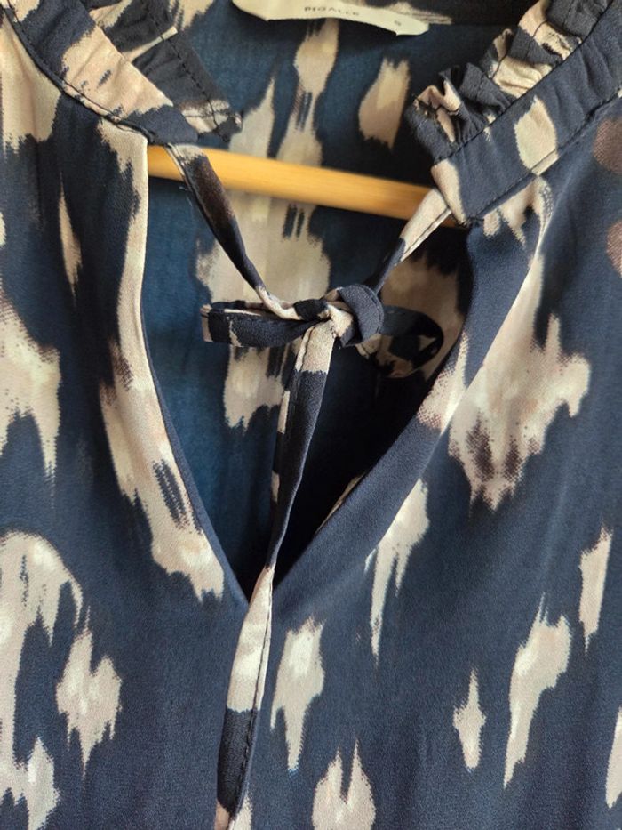 Robe fluide imprimée - pigalle neuve sans étiquette - taille s - photo numéro 4