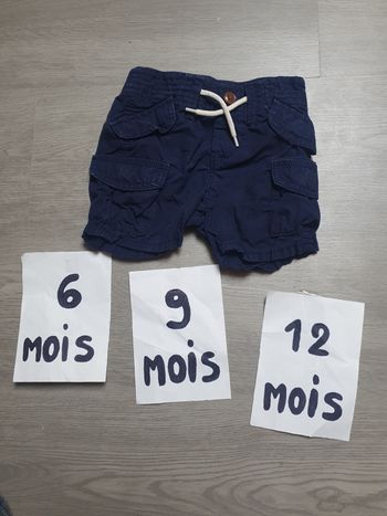 Short 6-12mois garçon