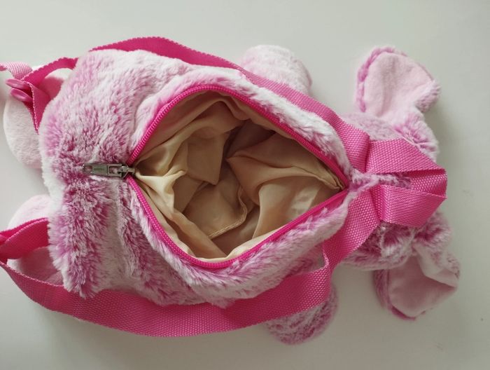 Sac à dos lapin rose neuf - photo numéro 4