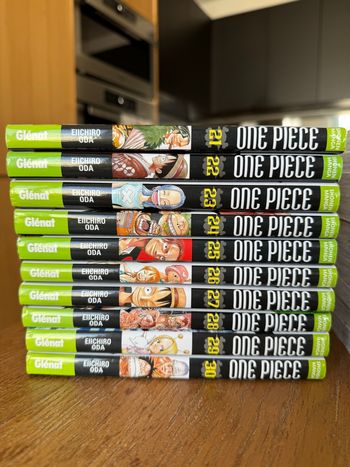 One piece - tomes de 21 à 40 - état exceptionnel