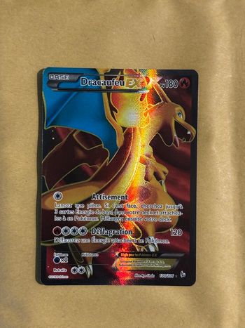 Carte Pokemon FR Dracaufeu EX Etincelles 100/106 état Excellent