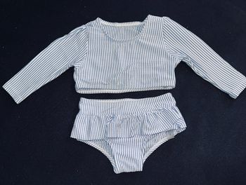 Maillot 2 pièce bleu SHEIN - 80CM