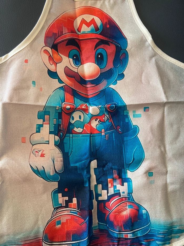 Tablier mario enfant