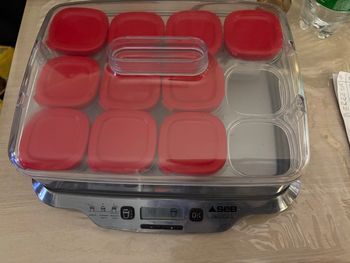Yaourtière SEB Délices – Très bon état – 10 pots + paniers à faisselle