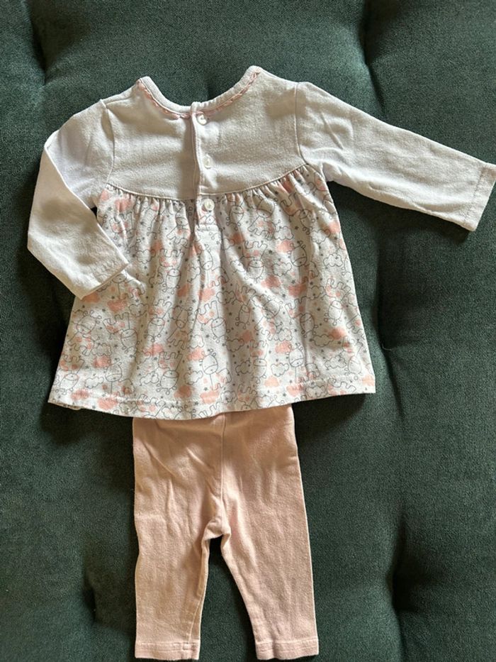 Ensemble robe et legging 3 mois - photo numéro 5