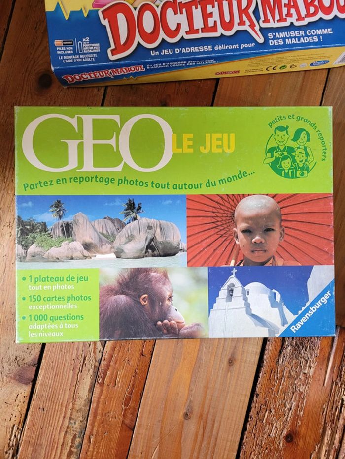 Jeu de société Geo Ravensburger Play Bac 1500 questions nature géographie collection