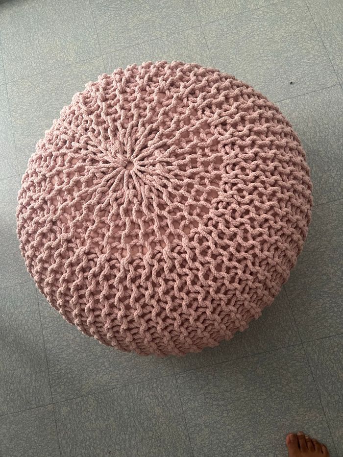 Pouf rose - photo numéro 2