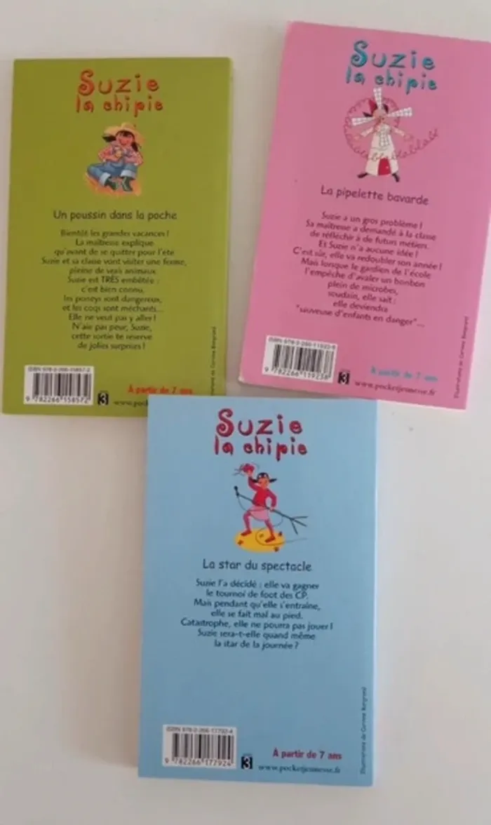 Lot de 3 livres suzie la chipie - photo numéro 2