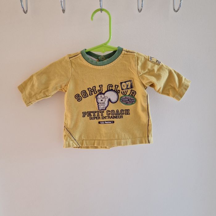 1 mois tee-shirt manches longues