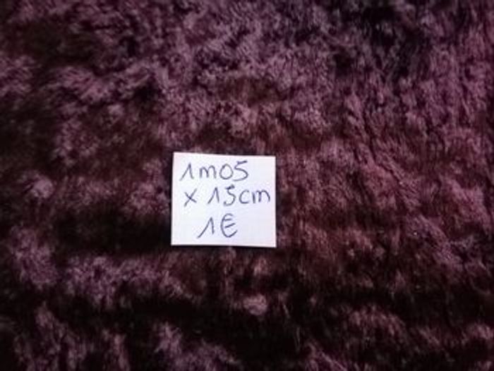 Tissu prune 1m05x15cm - photo numéro 2