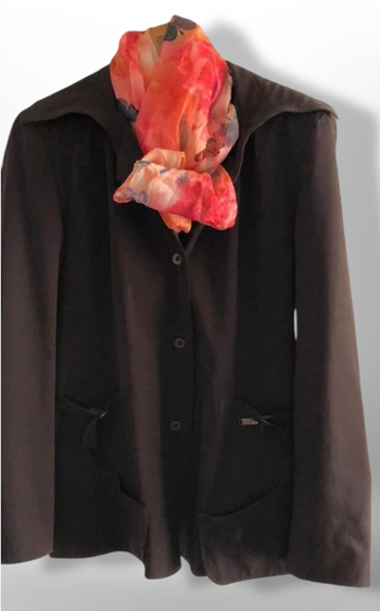 🌟 Rare – Veste Multiples Créateur T44 (XXL) état NEUF + foulard offert 🎁