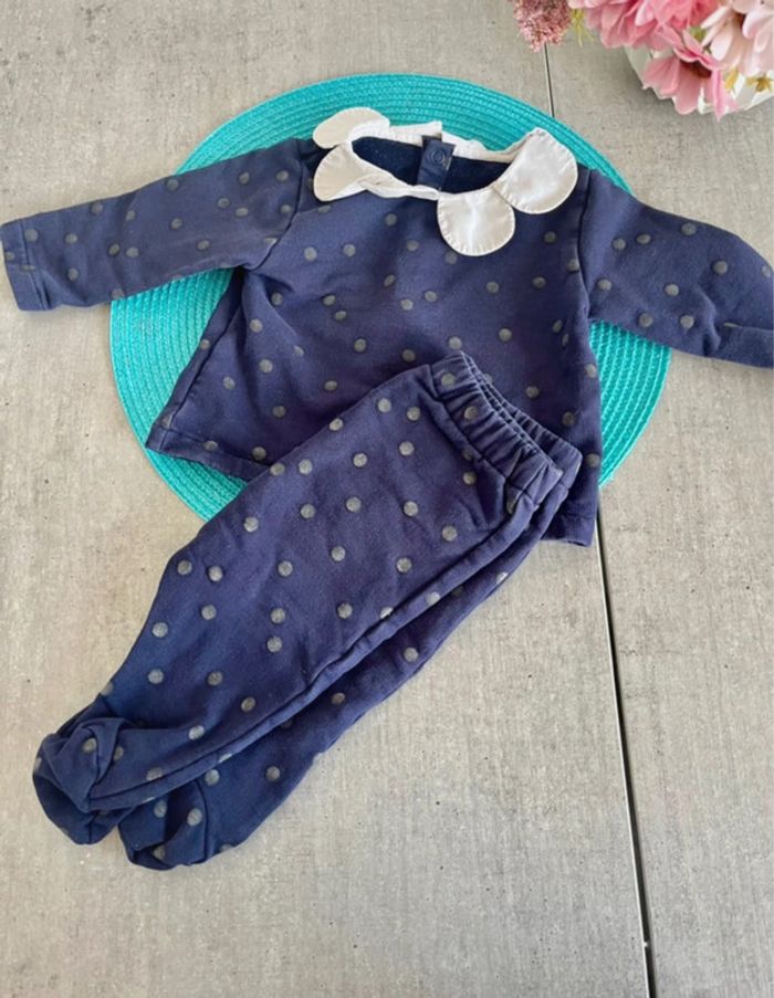 Très jolie ensemble fille 6 mois jacadi