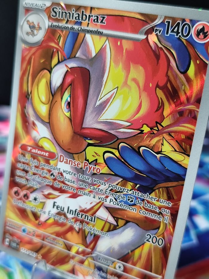 Carte pokémon neuve 🇨🇵 Simiarbraz 173/167 Mascarade Crépusculaire - photo numéro 3