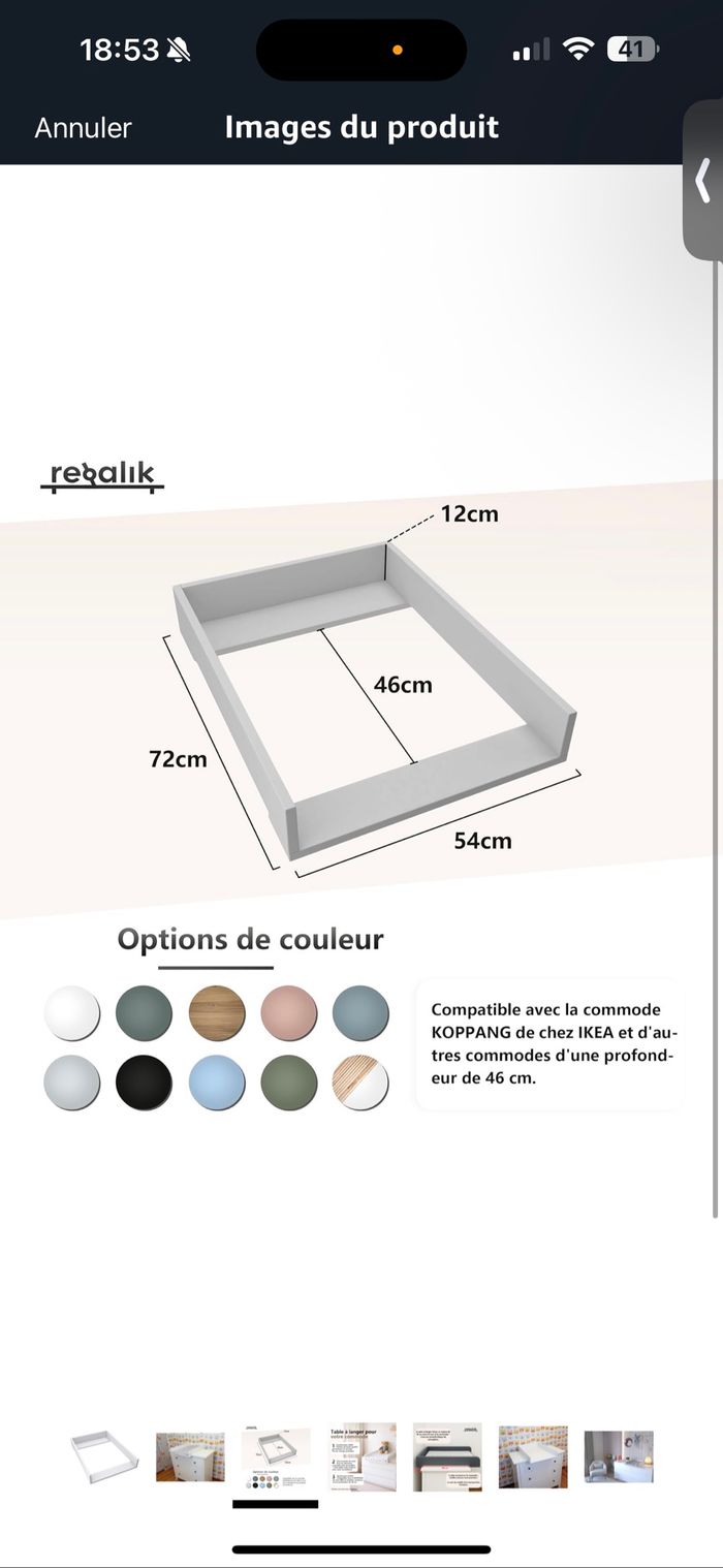 Plan à langer Amazon - photo numéro 2