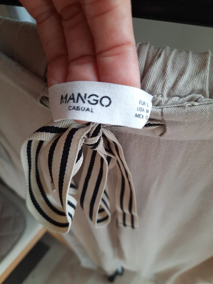Pantalon beige Taille L - photo numéro 4
