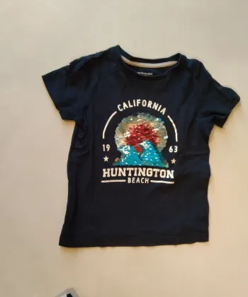 tee shirt manches courtes avec strass verbaudet garcon 4 ans