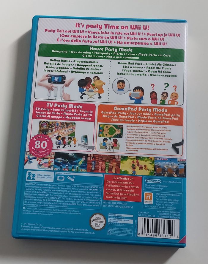 Jeu Wii Party U en tbe - photo numéro 2