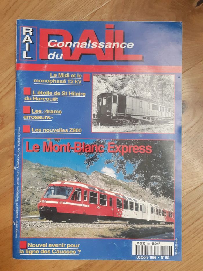 Rail n°184, octobre 1996