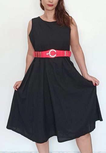 Robe été noire casual loose taille 40