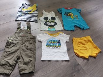 Lot de 6 vêtements été