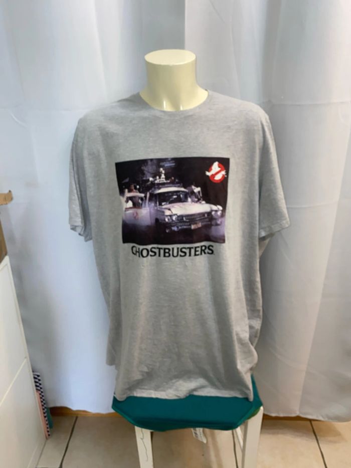 Tee shirt gris Ghostbusters vintage coton taille XXXXL = 4XL - n1j
