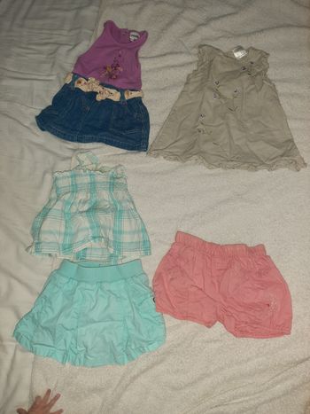 Lot vêtements été fille 6 mois