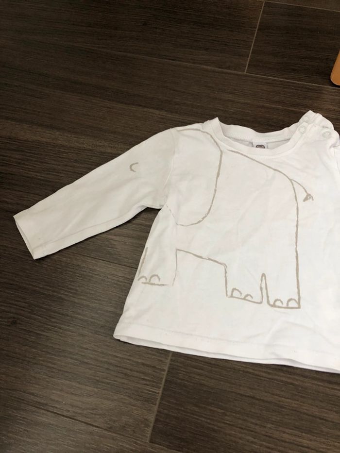 Lot 3 haut manches longues garçon ou mixte 9 mois - photo numéro 6