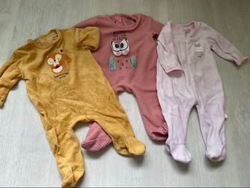 Lot de 3 pyjamas 