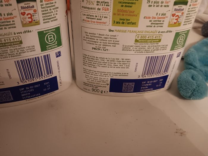 Lot Blédilait 3ème âge - photo numéro 3