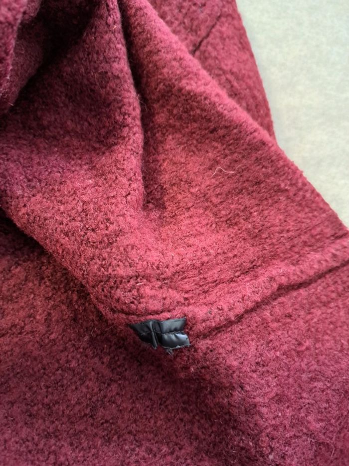 Zara pull bordeaux femme 36 - photo numéro 4