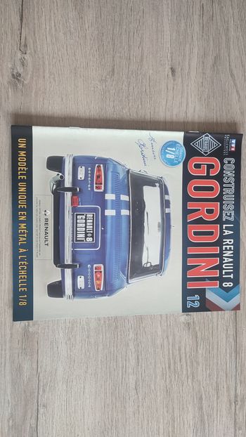 Fascicule numéro 12 n°12 seul sans pièce Renault R8 Gordini 1/8 1/8ème Eaglemoss collections #D08