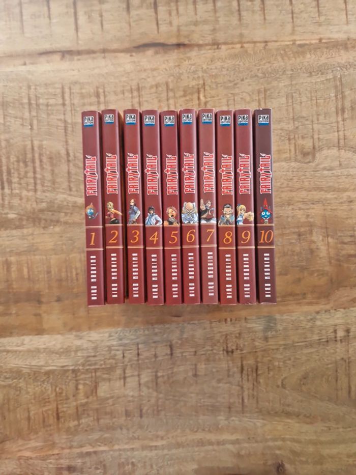 🇫🇷 Fairy Tail 1 à 10 comme neuf Manga