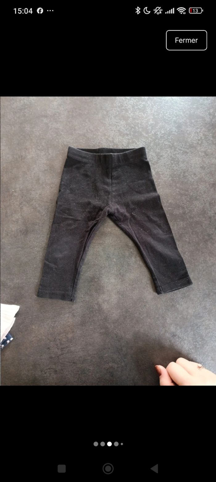 Lot de 9 bas/leggings 12 mois - photo numéro 3