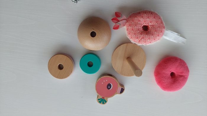 Tour en bois et tissus Lilliputiens - photo numéro 3