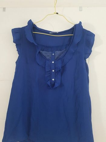 Blouse bleu taille 42 cache cache