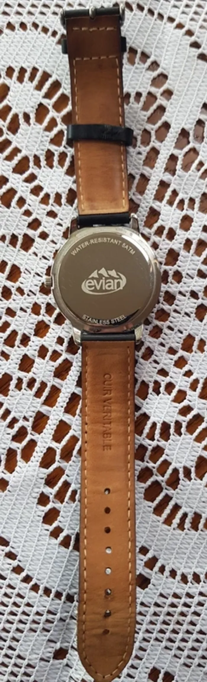 Montre homme publicitaire évian - photo numéro 2