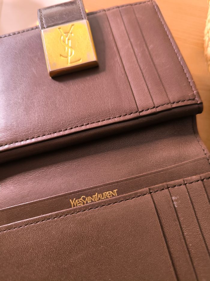 Portefeuille Yves Saint Laurent vintage AUTHENTIQUE - photo numéro 5