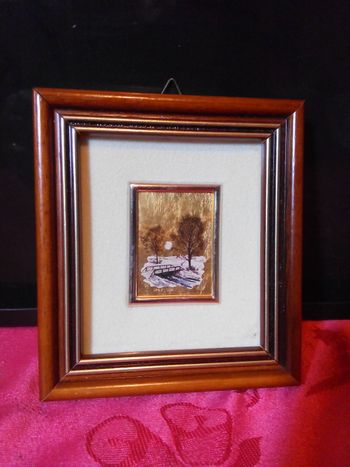 Faby27800 Cadre chromolithographie 3x4 cm