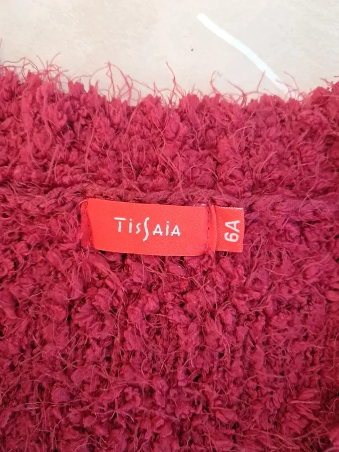 Superbe gilet très doux et moelleux, poches, fushia - T 6 ans - Tissaïa - photo numéro 6