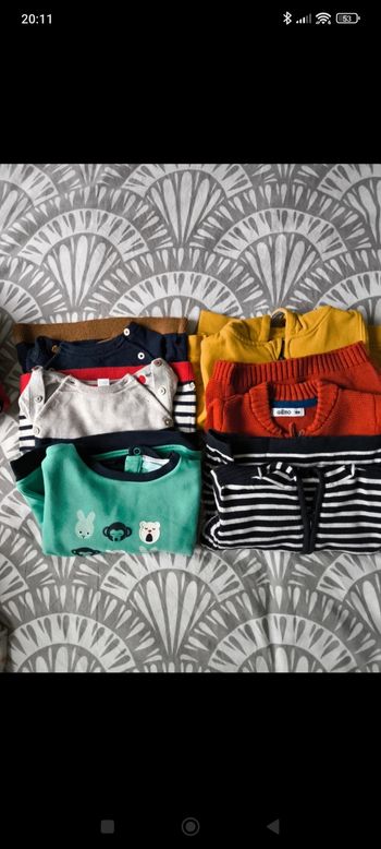 Lot pulls et vestes 18 mois
