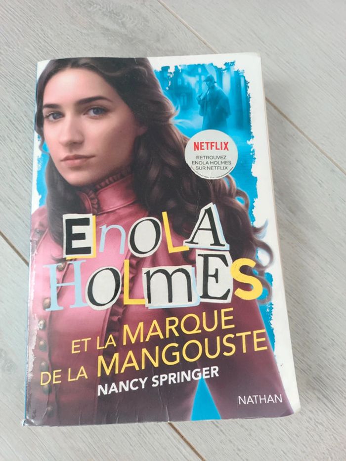 Livre Enola Holmes et la marque de la mangouste