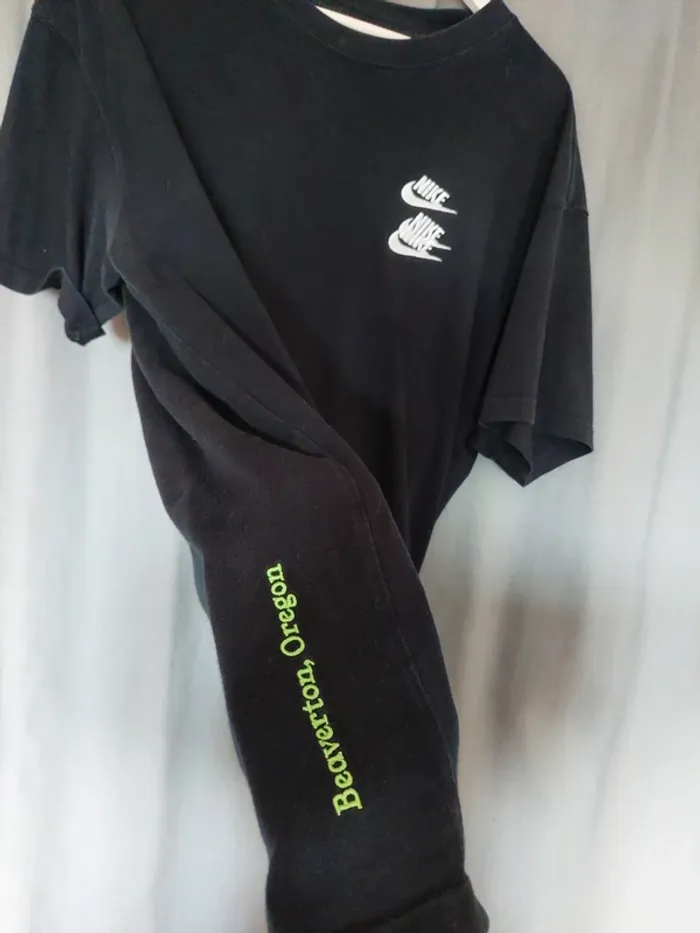 T-shirt Nike noir – Taille L – 100% coton - photo numéro 2